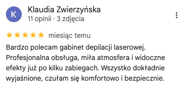 Opinia klientki 3